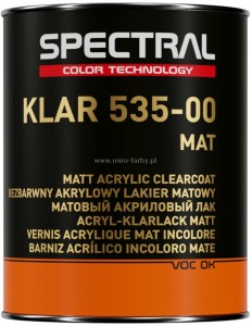 Spectral   lakier Klar 535-00 MAT op.1L 