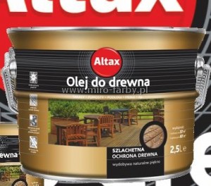 ALTAX olej do drewna Antracyt 0,75L PRZECENA