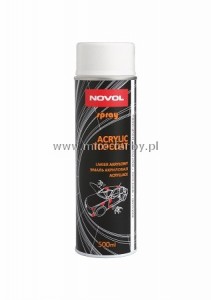 Novol spray-Lak.akryl.Czarny mat 500ml 