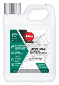 ALTAX-Impregnat do dr.konstrukc.Zielony 1L WYPRZED