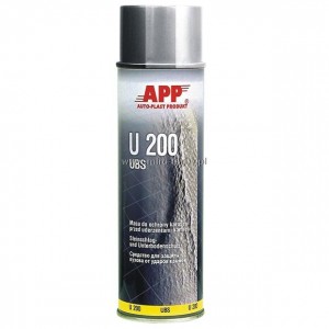 Baranek spray APP-U200-karton 6x500ml czarny 