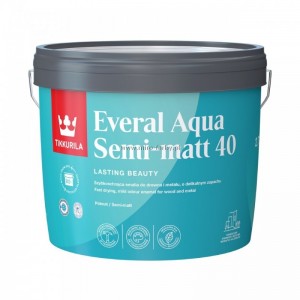 Tikkurila Everal Aqua Semi Matt 40 baza A 9L 