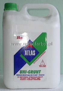 Uni-Grunt Atlas  5kg emulsja gruntujca 