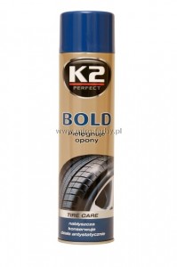 K2 BOLD do opon 600ml spray-pielgnuje opony 