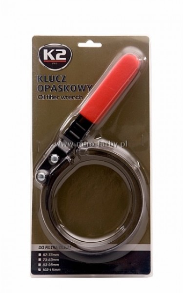K2 klucz opaskowy do filtra oleju  83- 98mm A