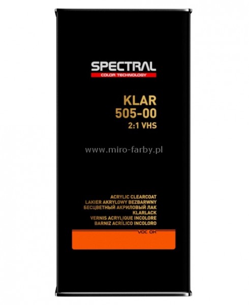 Spectral   lakier Klar 505-00 VHS 2:1 op.5L W 