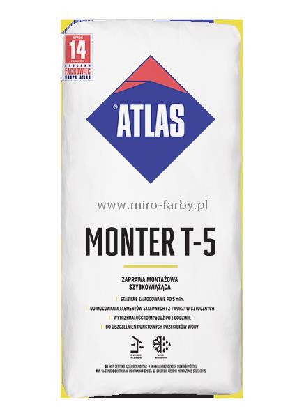 Zaprawa  Monter T-5 Atlas 5kg W 