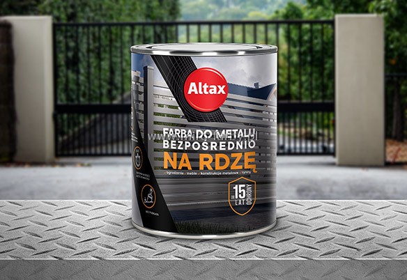 ALTAX-f.do met.na rdz Czarny poysk 0,75L W