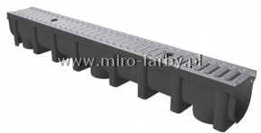 Odwodnienie-kana� plast.110 z ruszt.stal.oc.1mb 