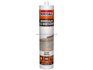 Klej monta.Soudal 49A listwy,profile 280ml 