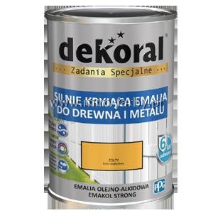 Emakol czarny 5L RAL9005 Dekoral f.olej.alkid.