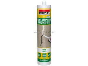 Silikon Soudal Akryl do tynkw Biay 280ml 