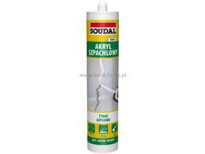 Silikon Soudal Akryl lekki szpach.Biay 280ml 