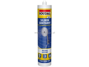 Silikon Soudal Sanitarny Szary 280ml 