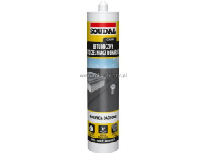 Uszczeln.dekarski bitumiczny czarny 280ml Soudal