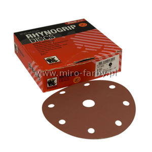 Pap.dysk rzep R-L D125 H8+1 P- 600 opakow.INDASA