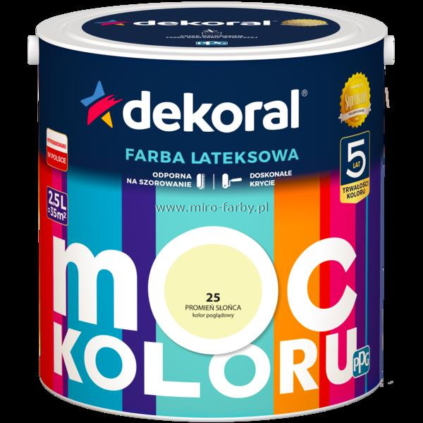 Moc Koloru-Minimalistyczny be 2,5L Dekoral W