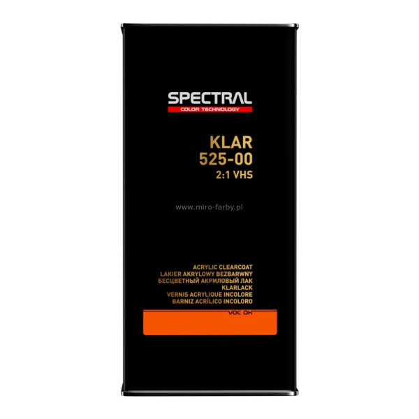 Spectral   lakier Klar 525-00 VHS 2:1 op.5L W 