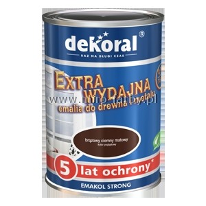 Emakol orzech redni 0,9L Dekoral W