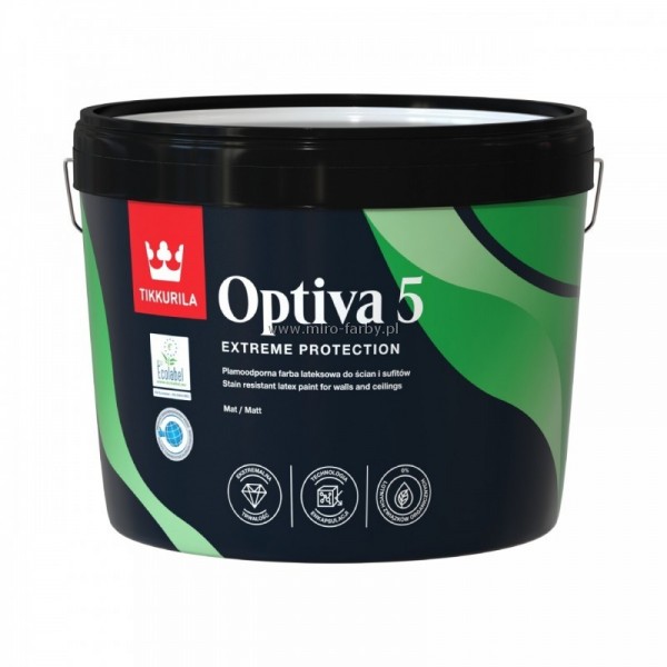 Tikkurila Optiva 5 Matt baza C 0,9L W