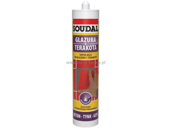 Klej monta.Soudal 24A glazura   280ml B