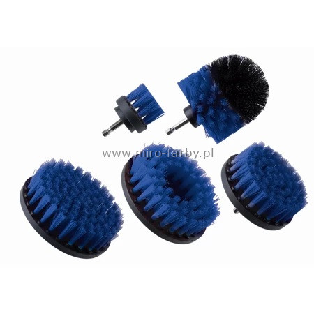 DEDRA Szczotki czysz.F55-005 wł.nylon.zest.5szt.B