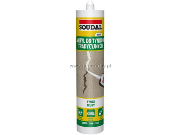 Silikon Soudal Akryl do tynkw Biay 280ml B