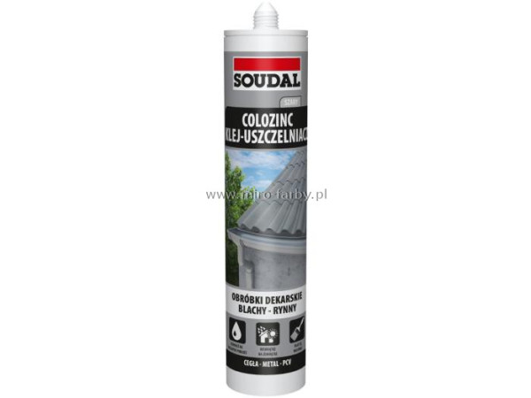 Colozinc Szary 290ml klej-uszcz.dekar.Soudal W