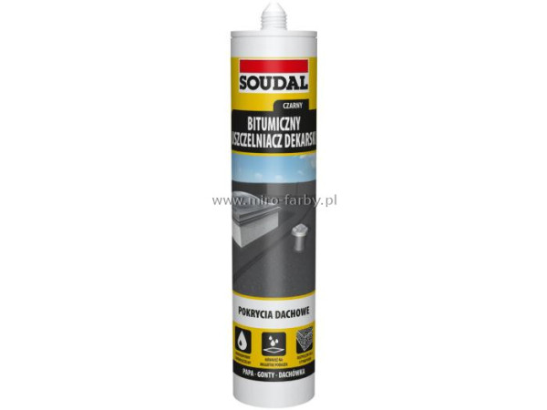 Uszczeln.dekarski bitumiczny czarny 280ml SoudalW