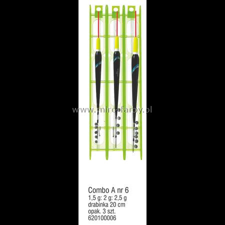 Zestaw spław.Konger Combo A nr. 6 LUZ 620100006B