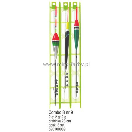Zestaw spław.Konger Combo B nr. 9 LUZ 620100009B