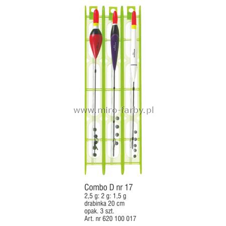 Zestaw spław.Konger Combo D nr.17 LUZ 620100017B