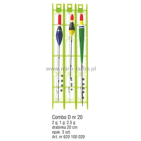 Zestaw spław.Konger Combo D nr.20 LUZ 620100020B
