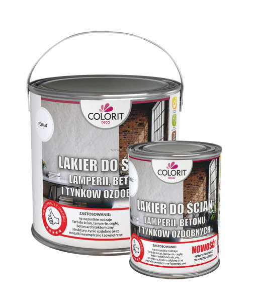 COLORIT lakier do �cian,lamperii p�mat  750ml W