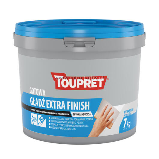 Gips Toupret gotowa G�ad� Extra Finish  7kg W